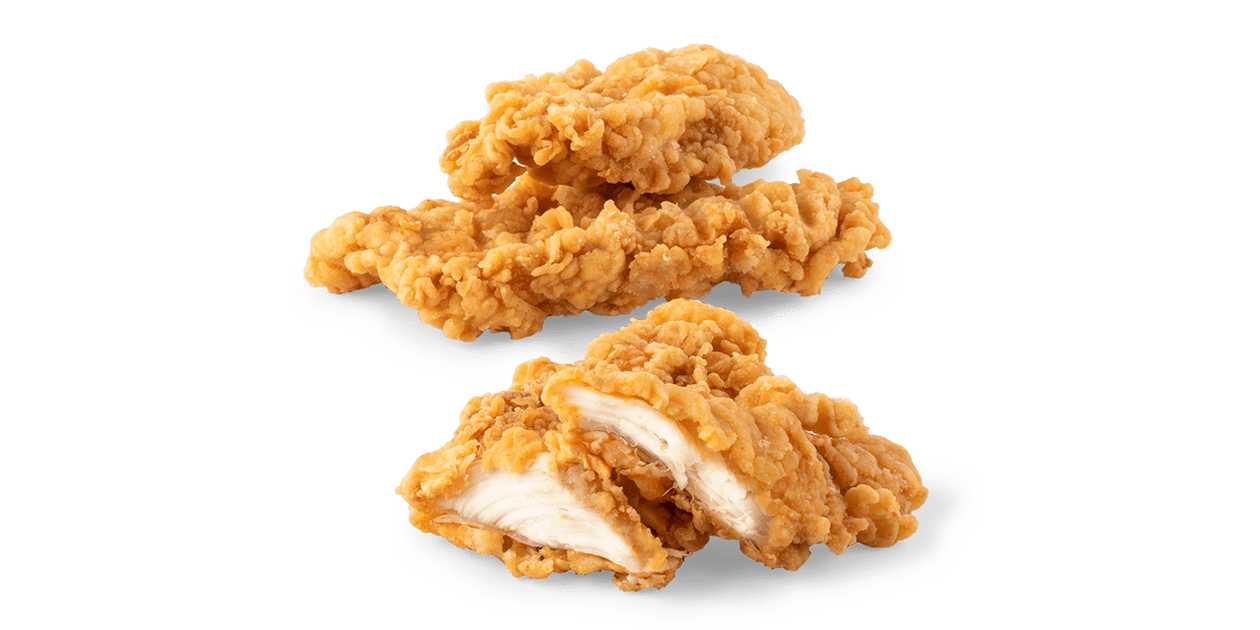 Hot & Spicy Strips 3 szt. z sosem