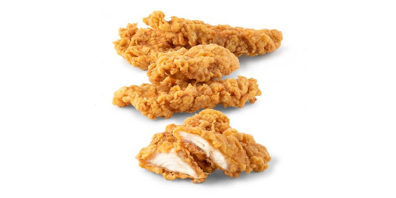 Hot & Spicy Strips 5 szt. z sosem