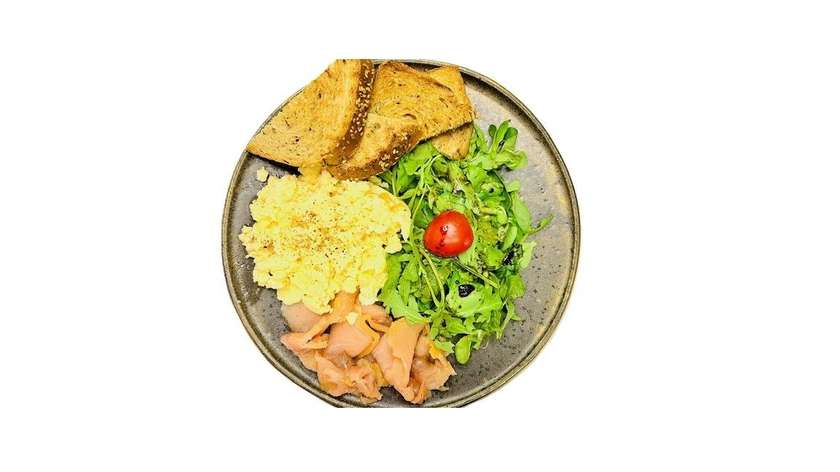 Smoked Salmon Scrambled Eggs