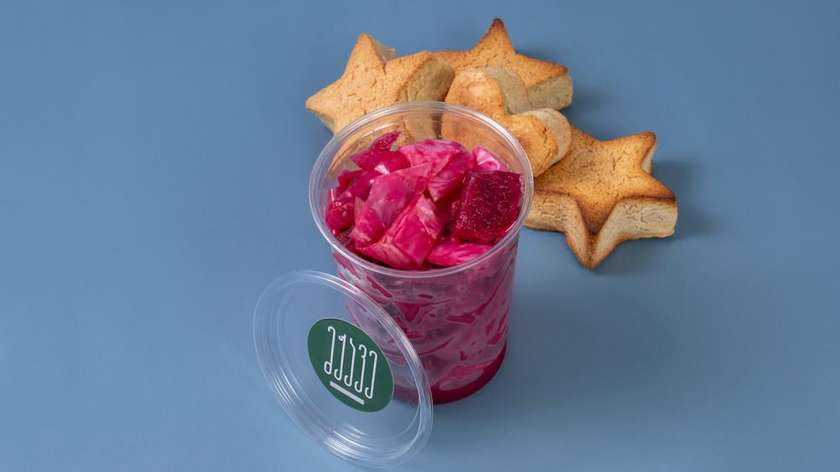 Red cabbage pickle