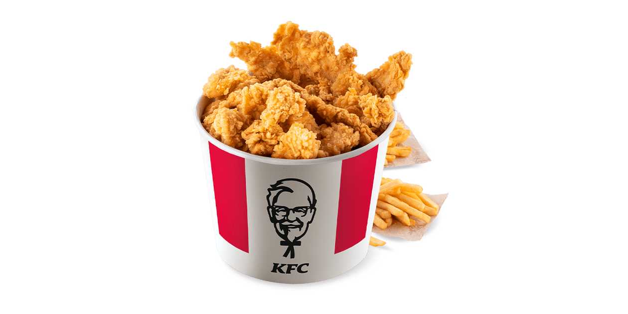 Kubełek Strips&Bites dla 2 osób