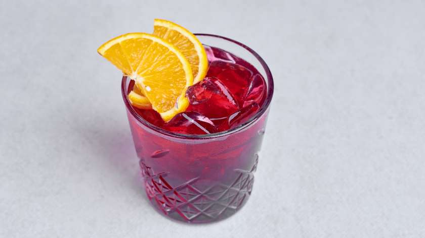 Hibiscus on the rocks
