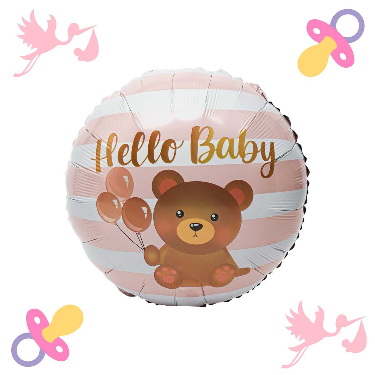 Foil balloon helium "Its a Girl" (41cm) (39)
