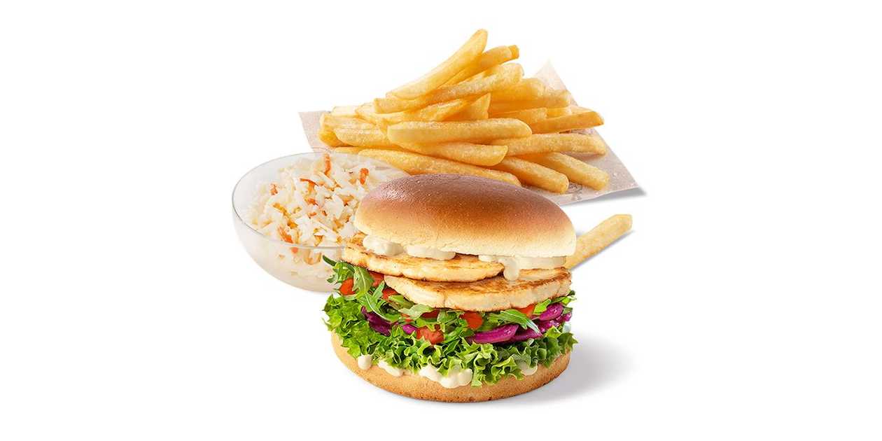 Burger Halloumi Vege Menu