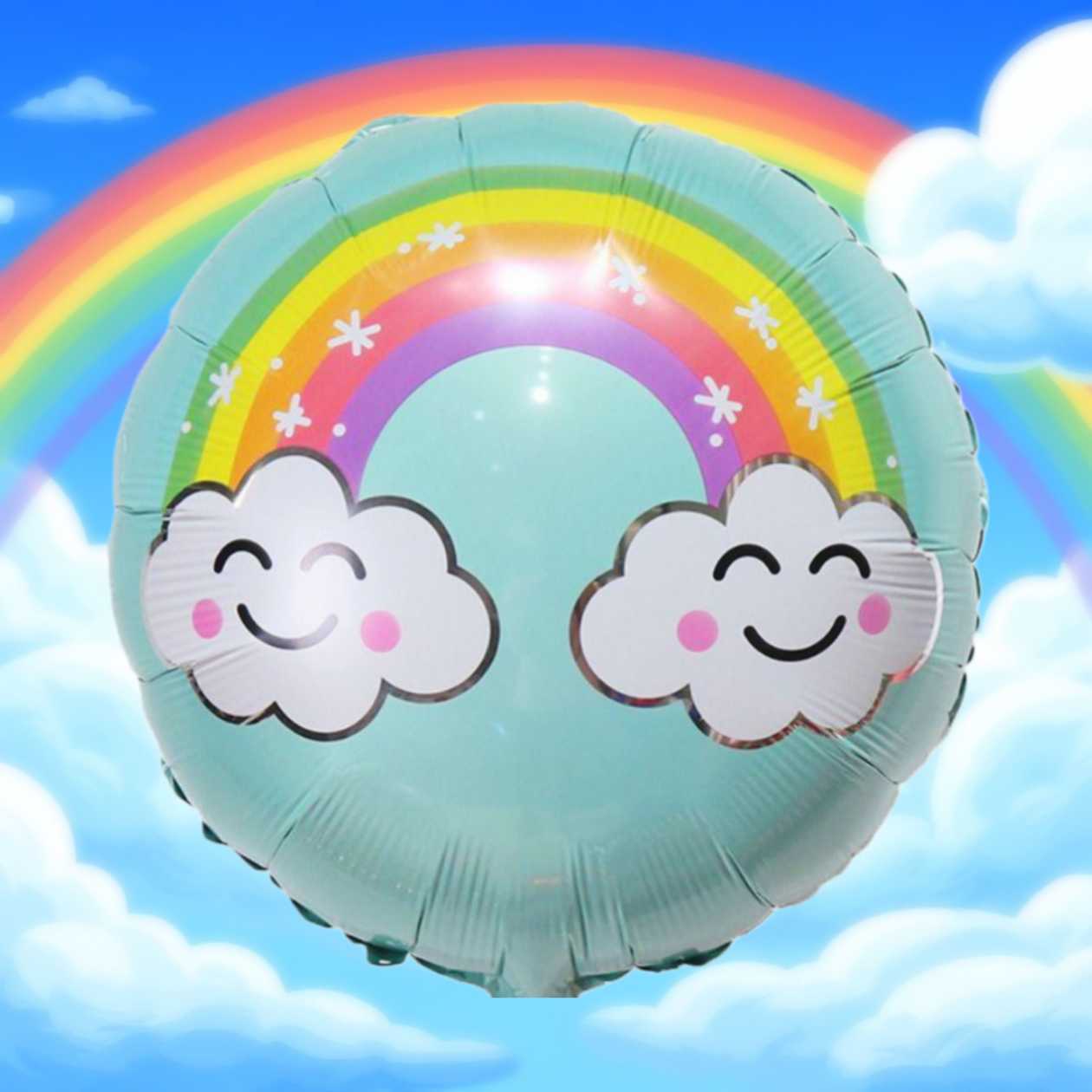 Foil balloon helium ''Cloud rainbow'' (41cm)