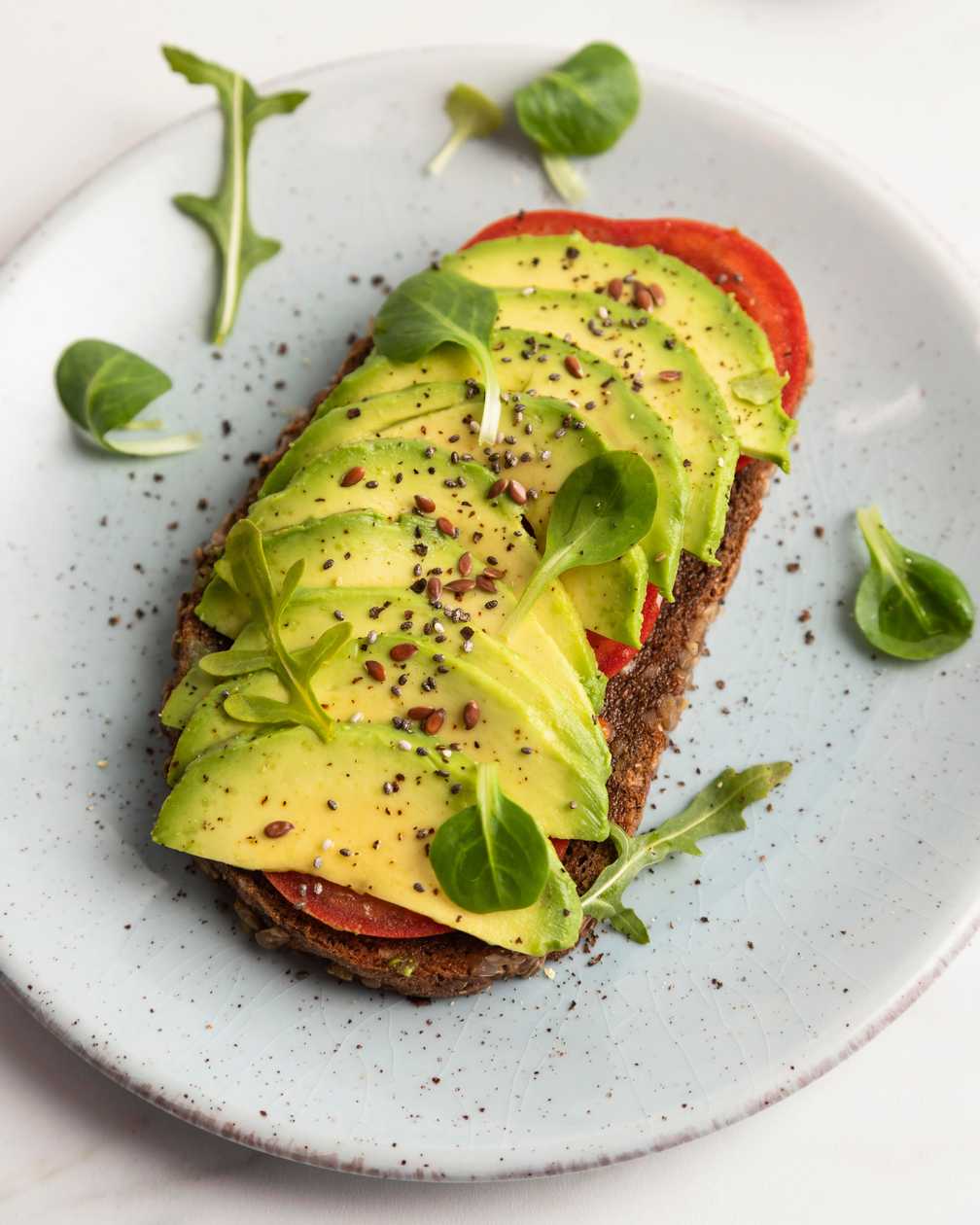 Loaded Cucumber and Avocado Sandwich