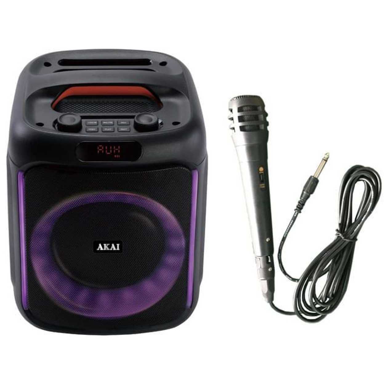 Boxa portabila Akai ABTS-V20, putere 20 W, Bluetooth, autonimie 2 ore, negru