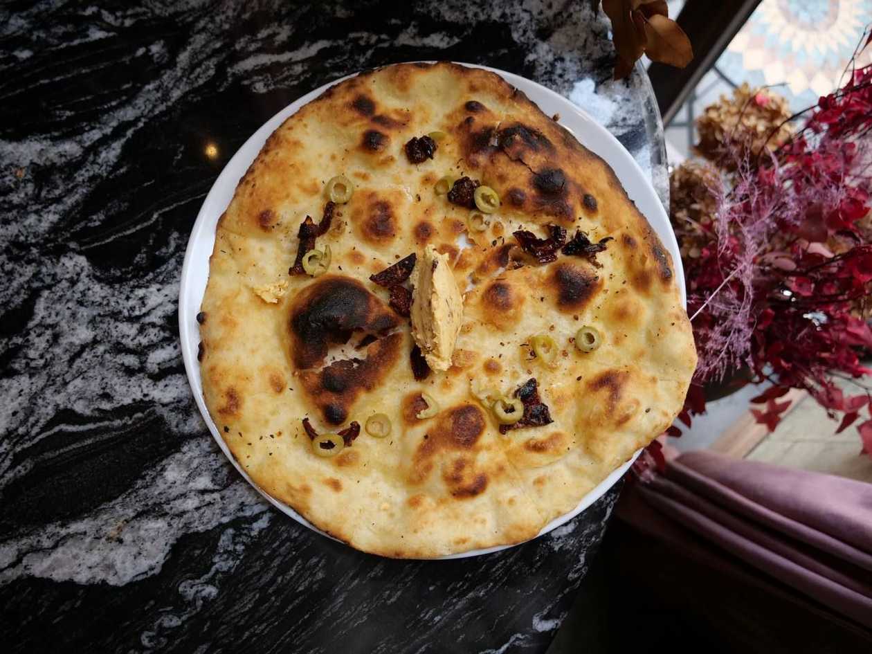 Focaccia with Butter and Sun-Dried Tomatoes