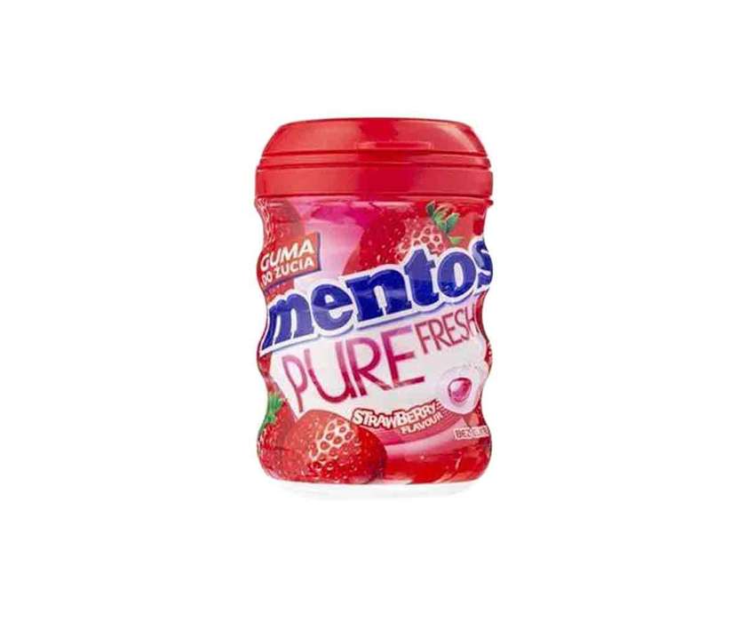 Жув/г Mentos PUREFRESH Полуниця банка56г (138965)