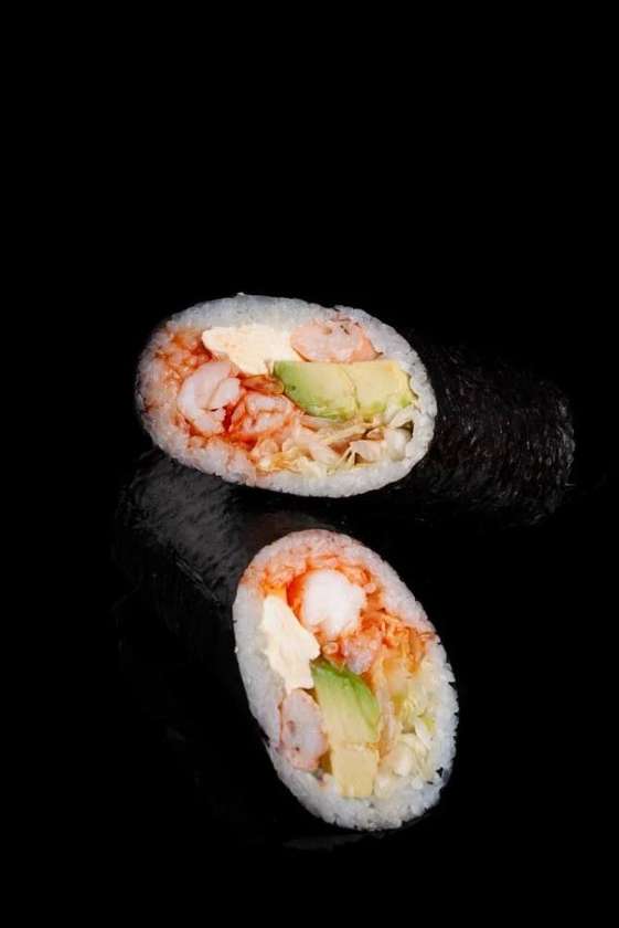 Sushi Shawarma with Shrimp