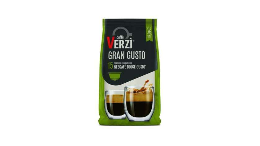 Verzi 90 Capsules Compatible with Nescafé® Dolce Gusto® Machine, Gran Gusto