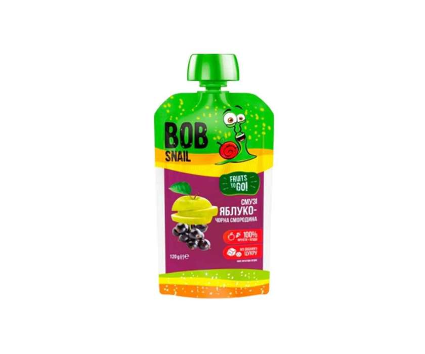 Пюре Bob Snail Яблуко-Смородина 120г (130194)