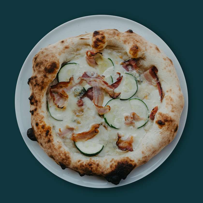 Pizza zucchini