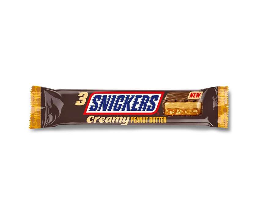Шок/бат Snickers CREAMY арах масл 54,75г (124218)