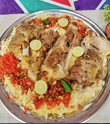 Mutton Mandi with Rice