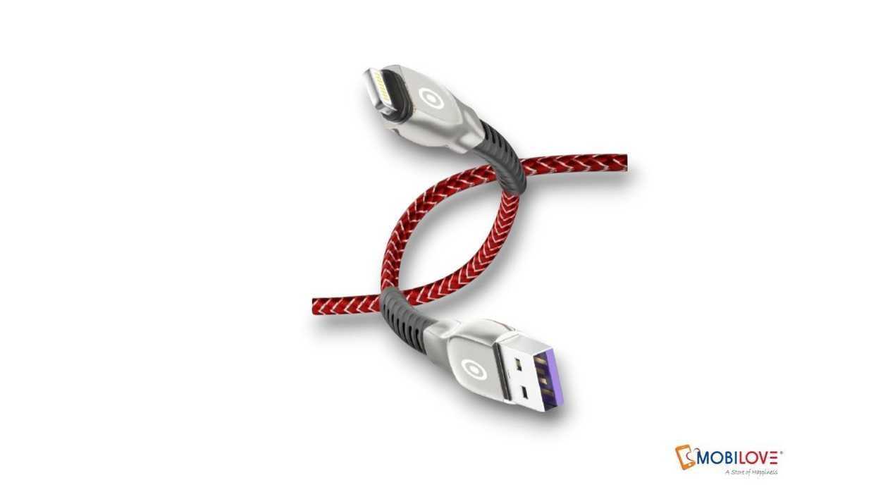 Euroacs EU-Z133A, USB- Lightning, red, 7202234612551