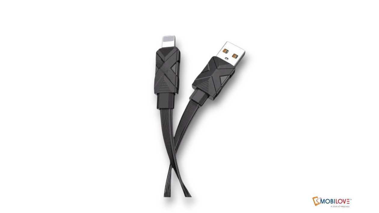 Jokade JA021, USB - Lightning cable, black, 6921042127972