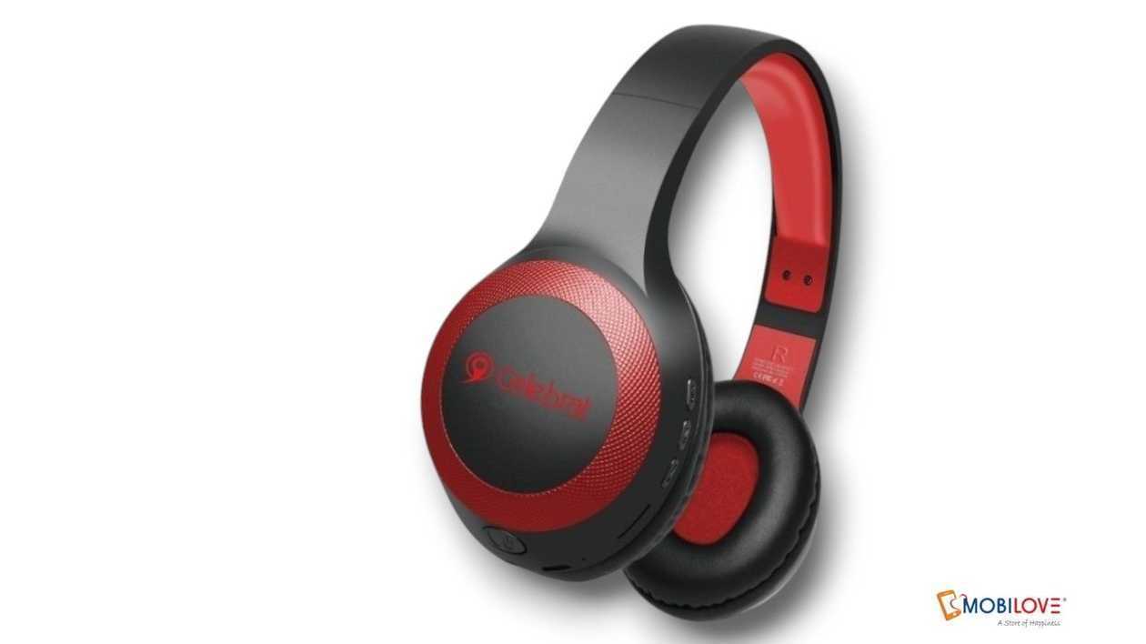 Headphones Celebrat A23, red, 6925146923195