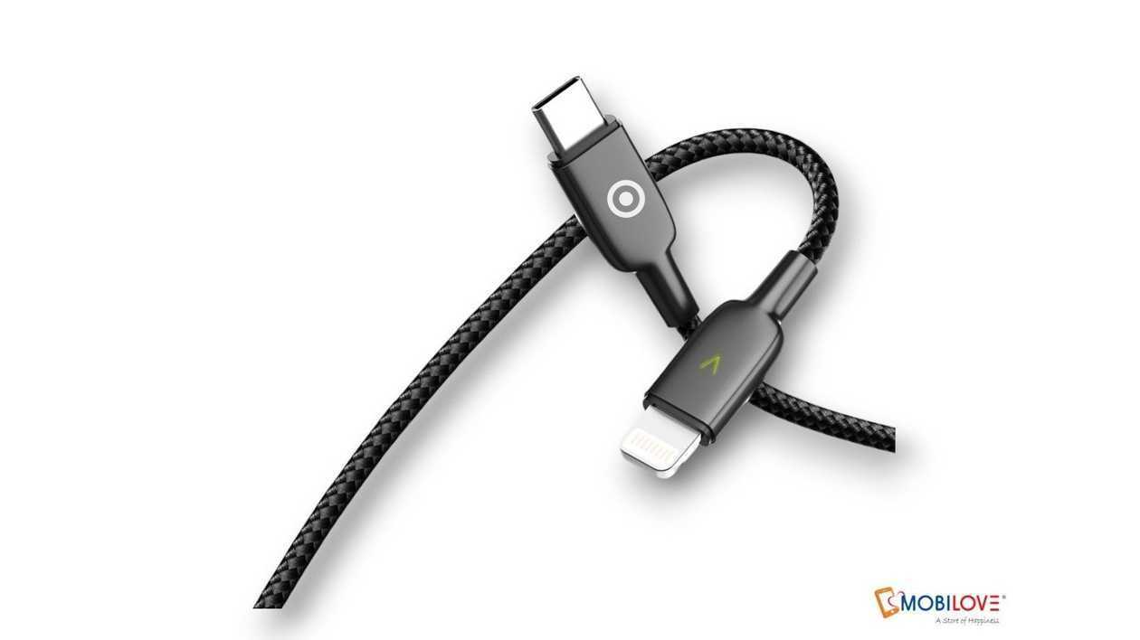 Euroacs EU-Z125, Type C - Lightning cable 27W, black, 7202247670234