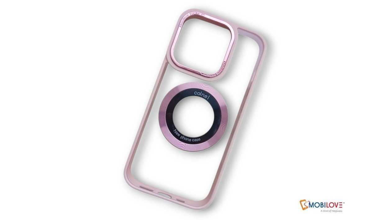 Colnel Case MGSF IPH 14 PRO, pink, transparent, 2000818000009