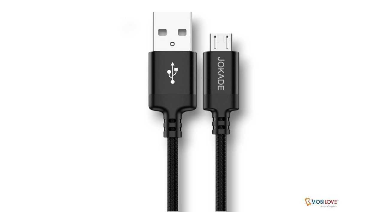 Jokade JA001, USB - Micro cable, black, 6921042122960