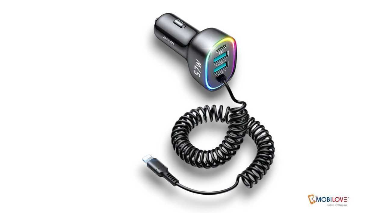 Car adapter 57W Joyroom JR-CL20, Lightning, 6941237198969