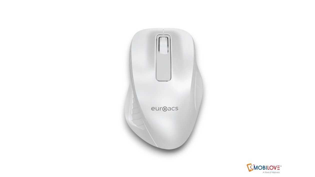 Bluetooth mouse Euroacs M40, white, 7200425910417