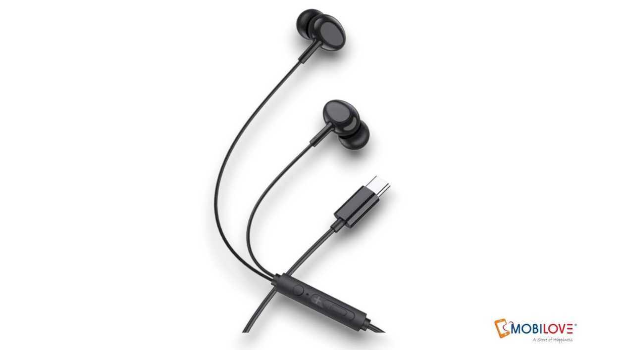 Headphones Jokade JD050, black, Type - C, 6921042130873