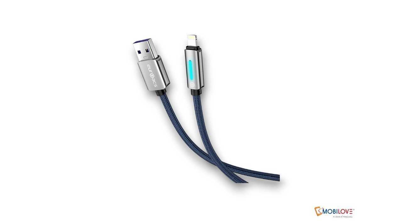 Euroacs EU- Z172, USB - Lightning cable, blue, 7207298317244
