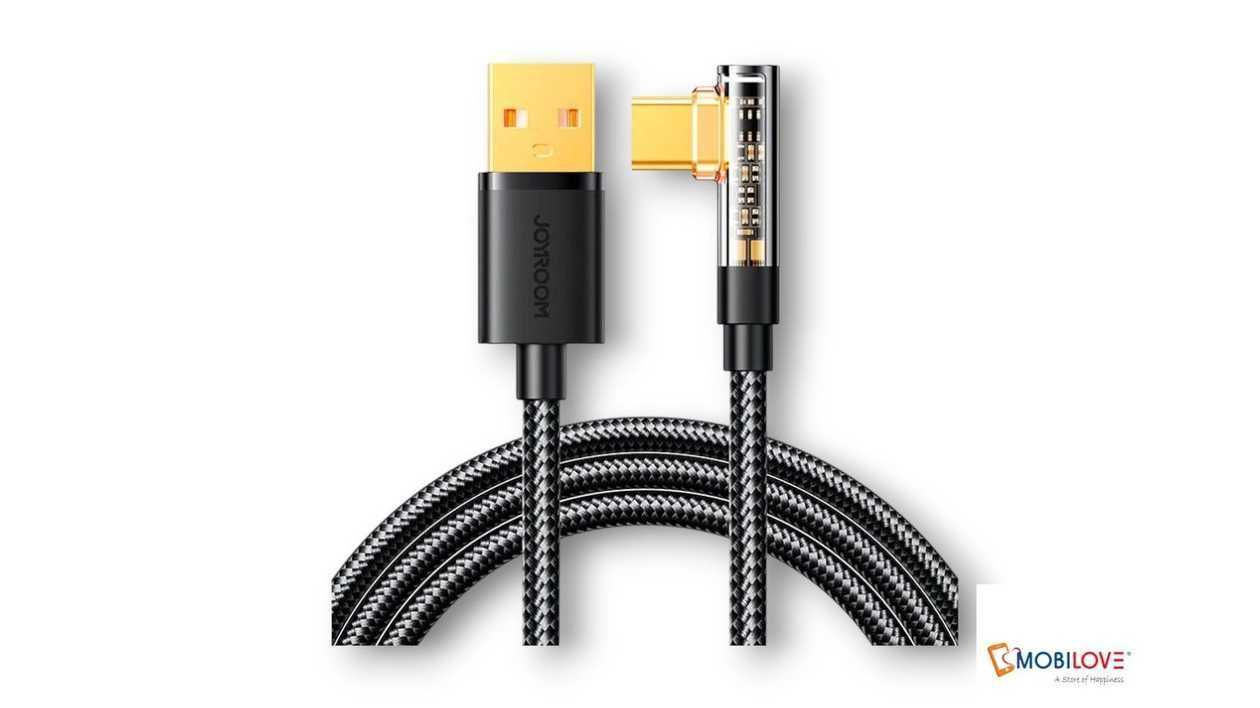 Joyroom S-UCO27A6, USB - Type C cable, black, 6956116725877
