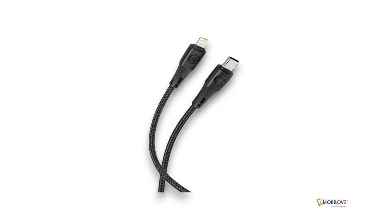 Euroacs EU-Y12, Type C - Lightning 27W, black, 7207158101259