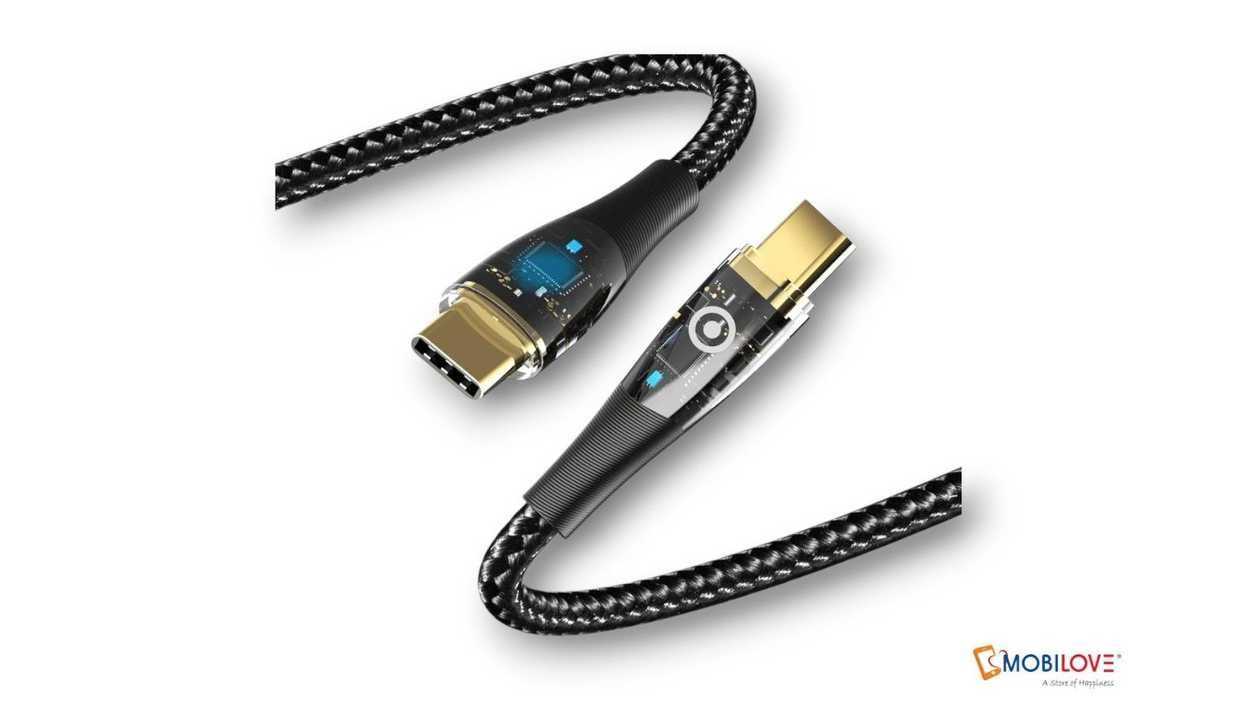 Euroacs EU-Z112C, Type C - Type C cable 100W, black, 7202247641739