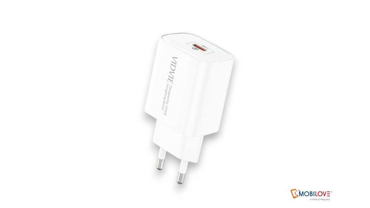 Vidvie PLE270, adapter with Type C input, 20W, white, 6974280913432