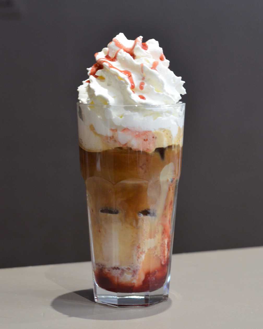 Iced Strawberry Latte