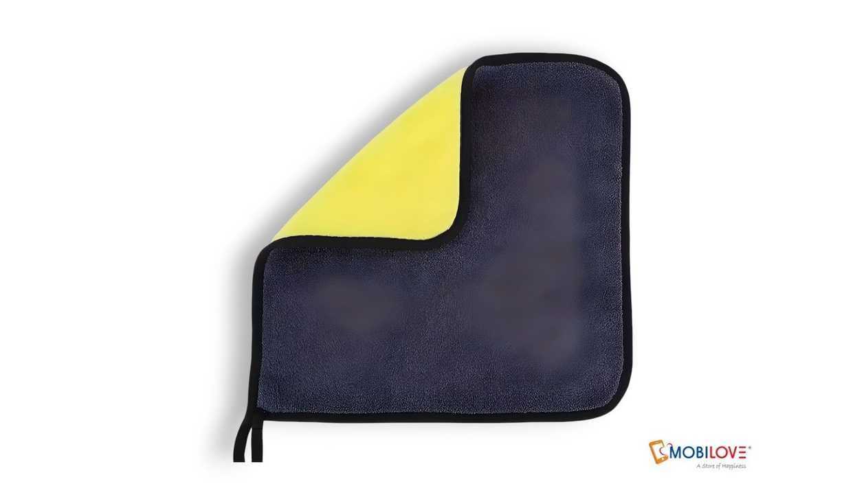 Towel for car (yellow-gray), 30cm, 111111111143