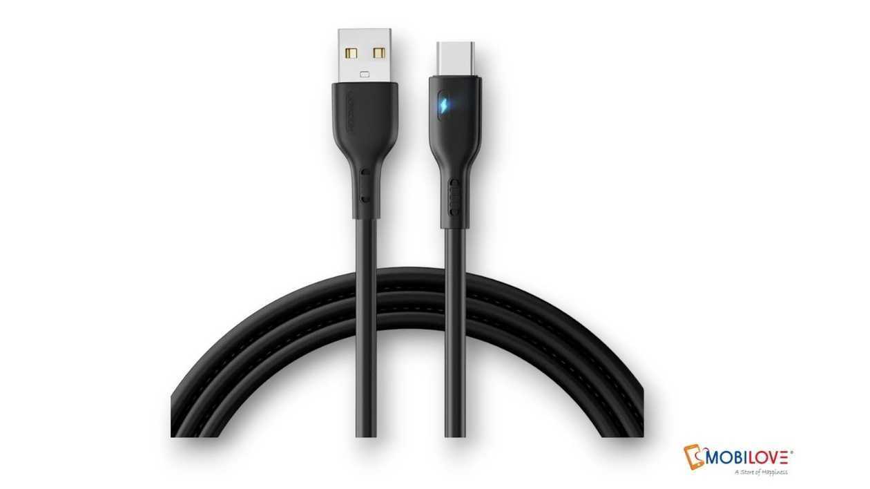 Joyroom S-UCO27A13, USB - Type C cable, black, 6956116769055