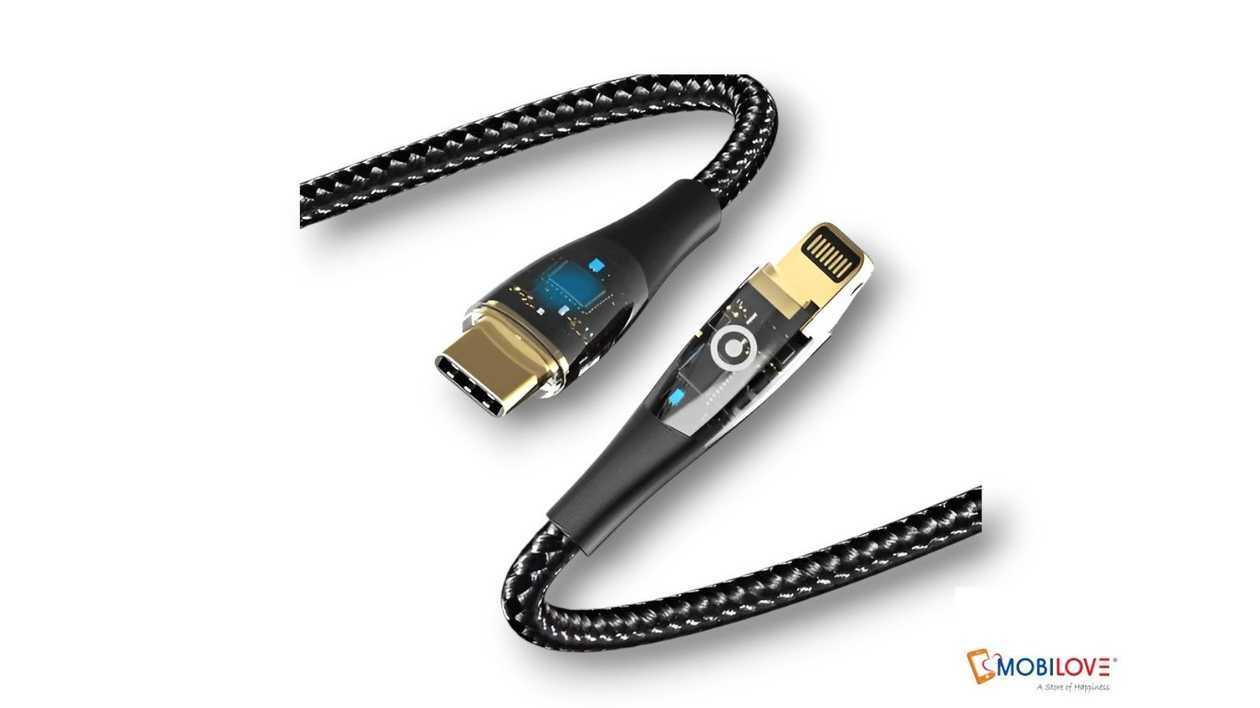 Euroacs EU-Z014, Type C - Lightning cable 20W, white, 1pc 7202247635456