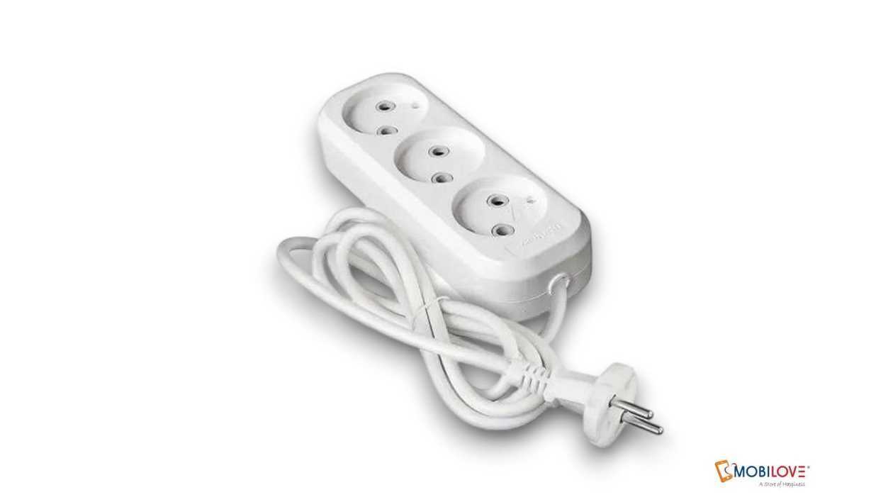Power extension cord 3-socket, 3 m, (simple), 1111111111230