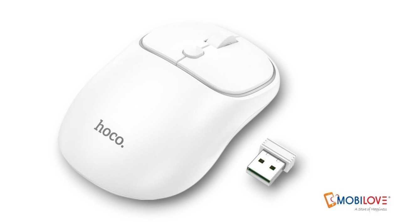 Bluetooth мышь Hoco GM25, белая, 6942007608534