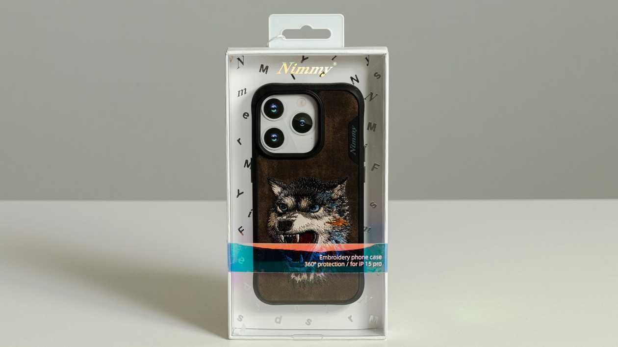 Case (cabro) Nimmy IPH 15 PRO, dark brown, 6971080317606