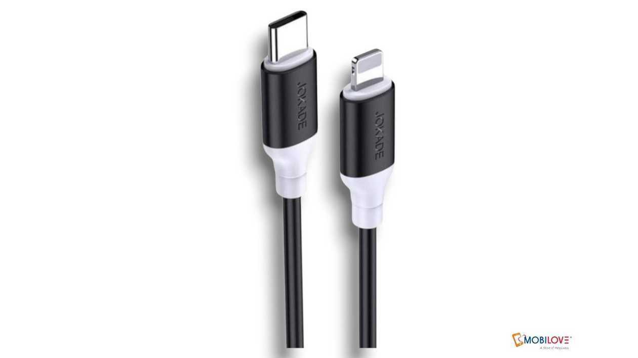 Jokade JA020, Type C - Lightning cable 20W, black, 6921042128481