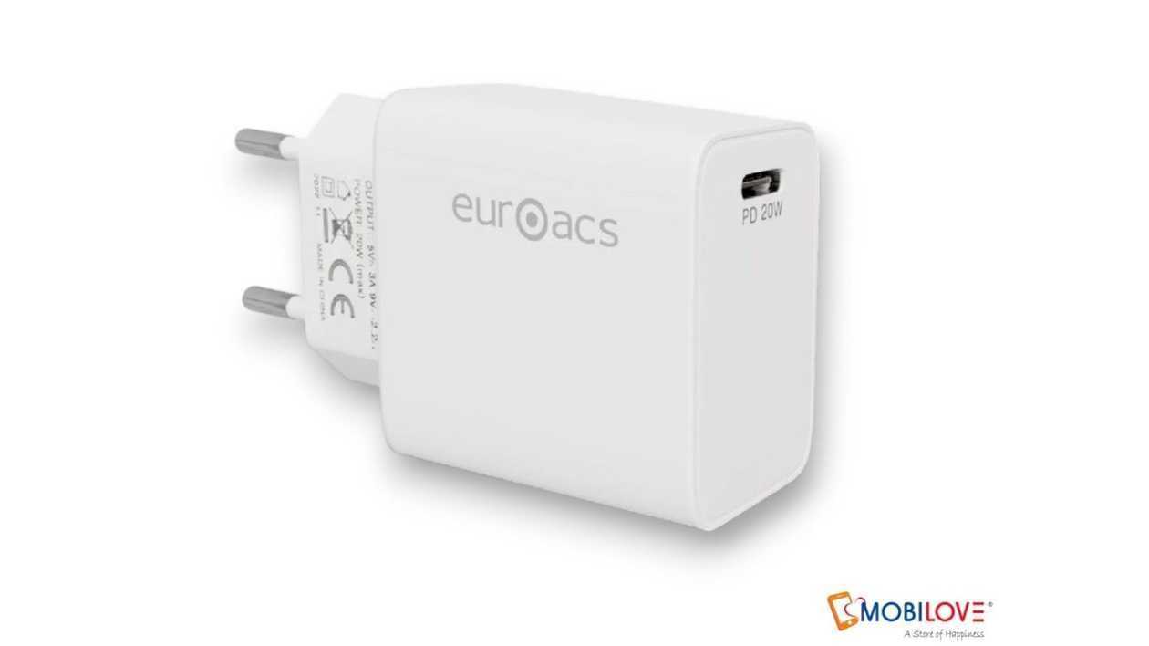Euroacs ECH-MG357, вход Type C 20 Вт, белый, 7202247655611