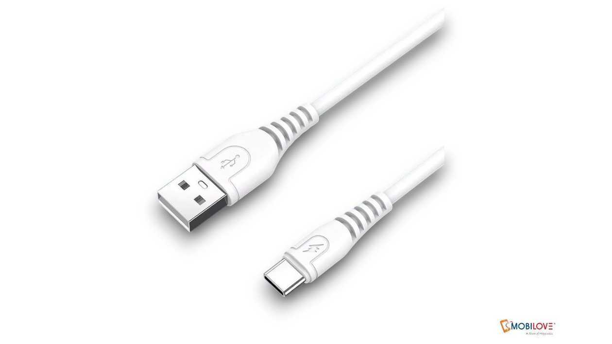 Jokade JA010, USB - Type C cable, white, 6921042123189