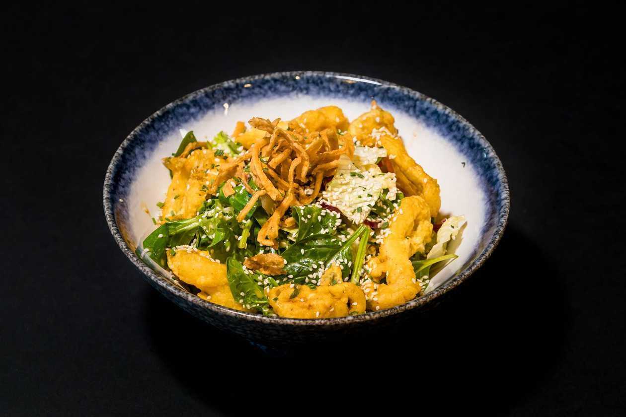 Crispy Calamari Salad