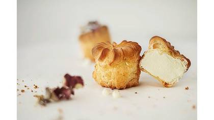 Choux Pastries with Cream