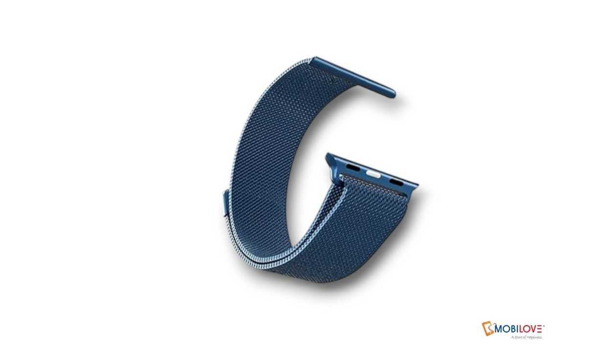 Watch strap WD06, blue, 6931474764089