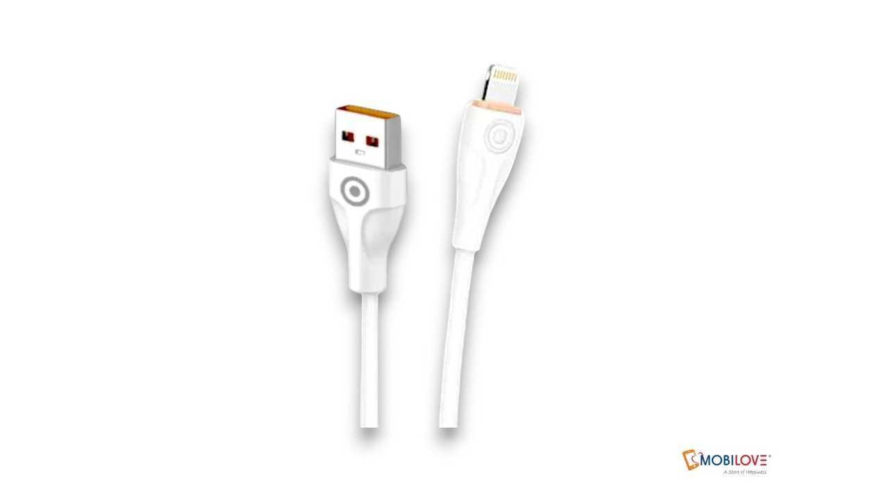 Euroacs Y21, 2 meters, USB - Lightning cable, white, 7207228240239