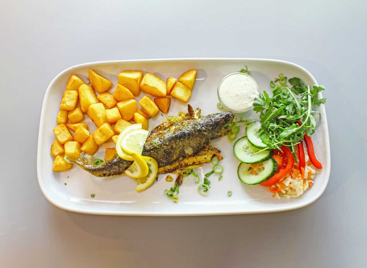 Baked Trout With Roasted Potatoes