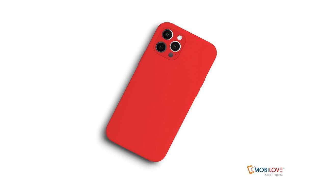 Silicone case for iPhone 12 Pro, red (camera closed), 2000880000006