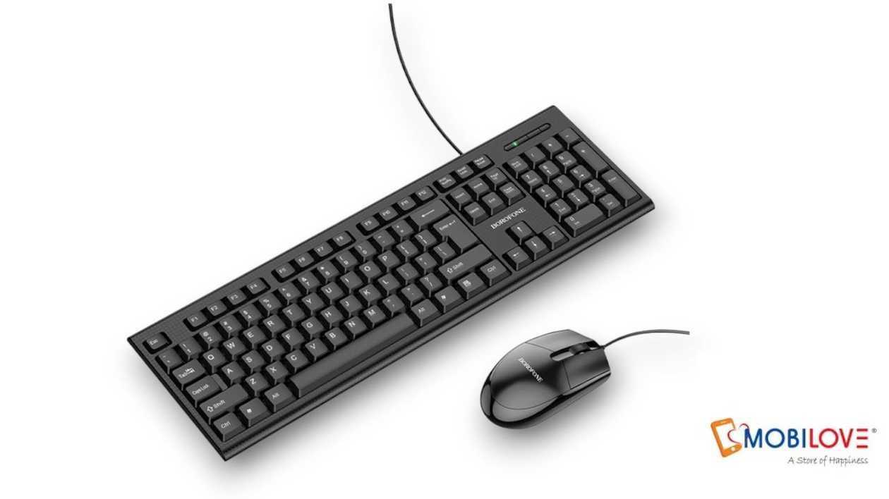 Keyboard and mouse set, Borofone BG6, 6974443383027